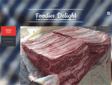 Tablet Screenshot of foodiesdelight.com